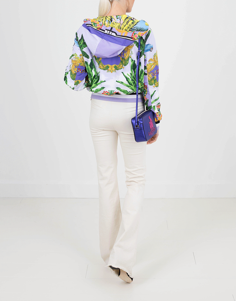 VERSACE-Reversible Hooded Bomber Jacket-