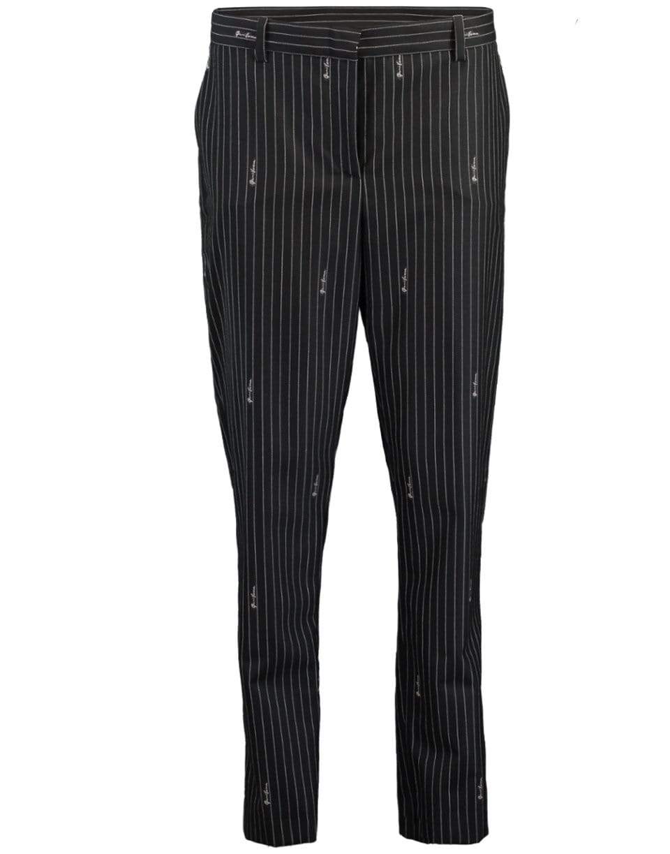 VERSACE-Embroided Gianni Versace Pinstripe Trouser-