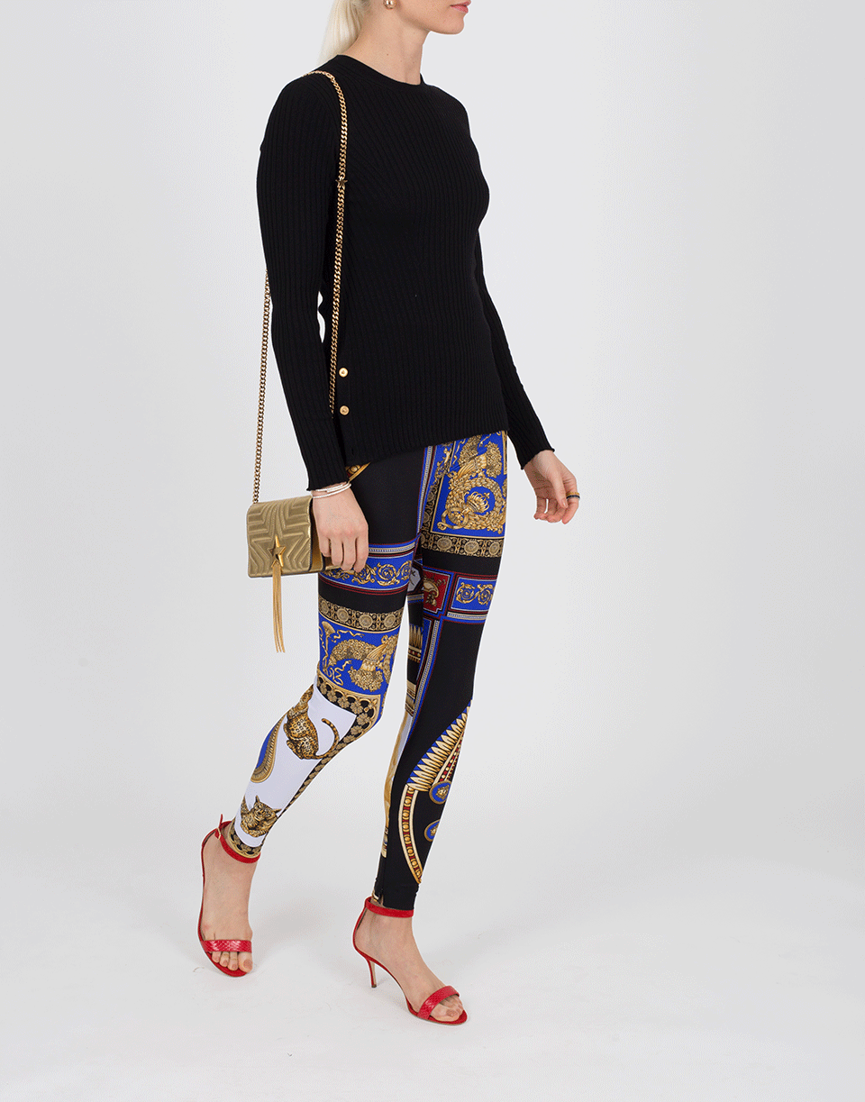 VERSACE-Printed Legging-