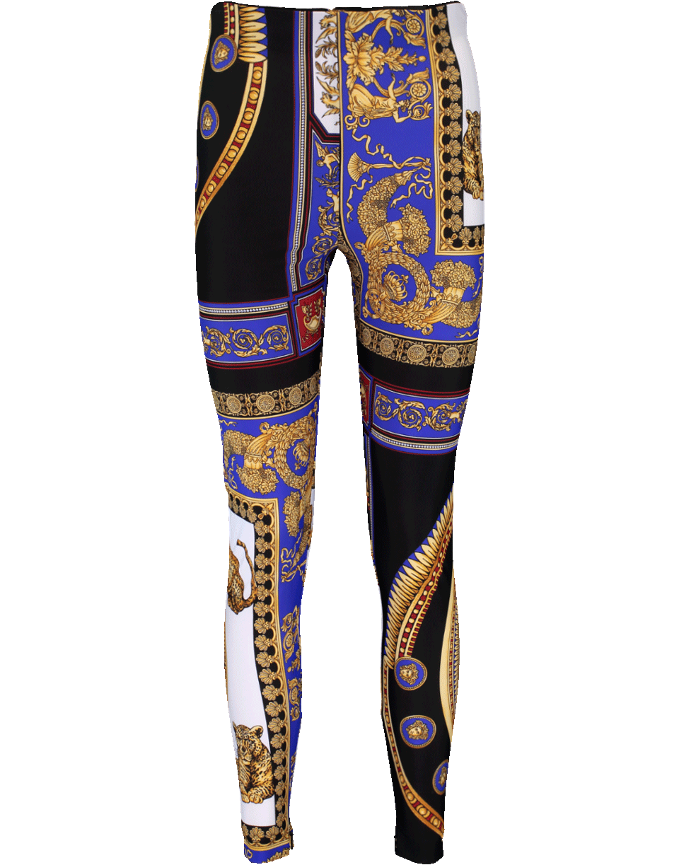 VERSACE-Printed Legging-