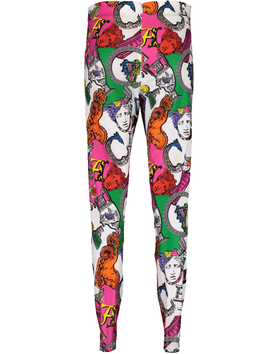 VERSACE-Pegasus Print Leggings-