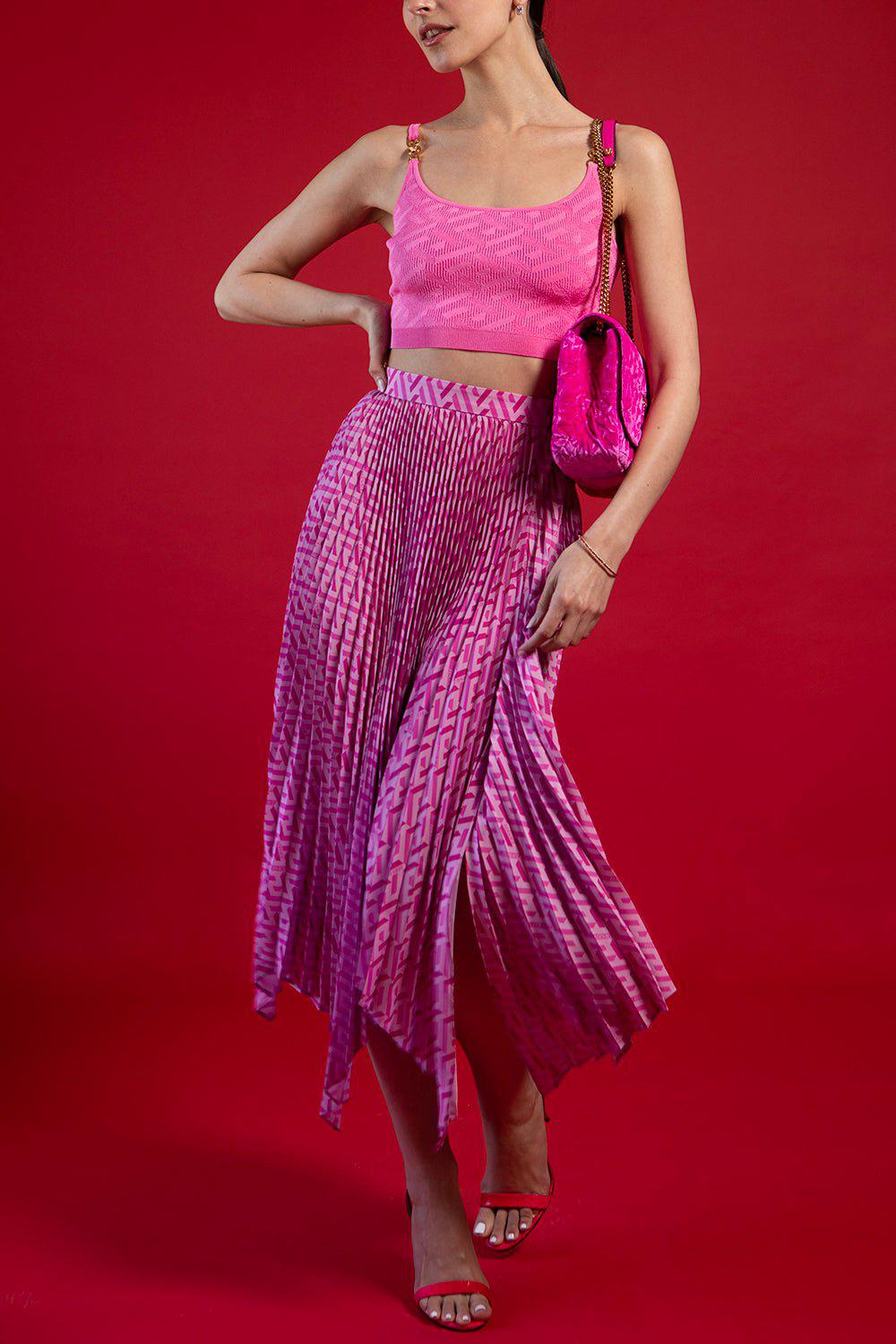 VERSACE-Greca Signature Skirt-