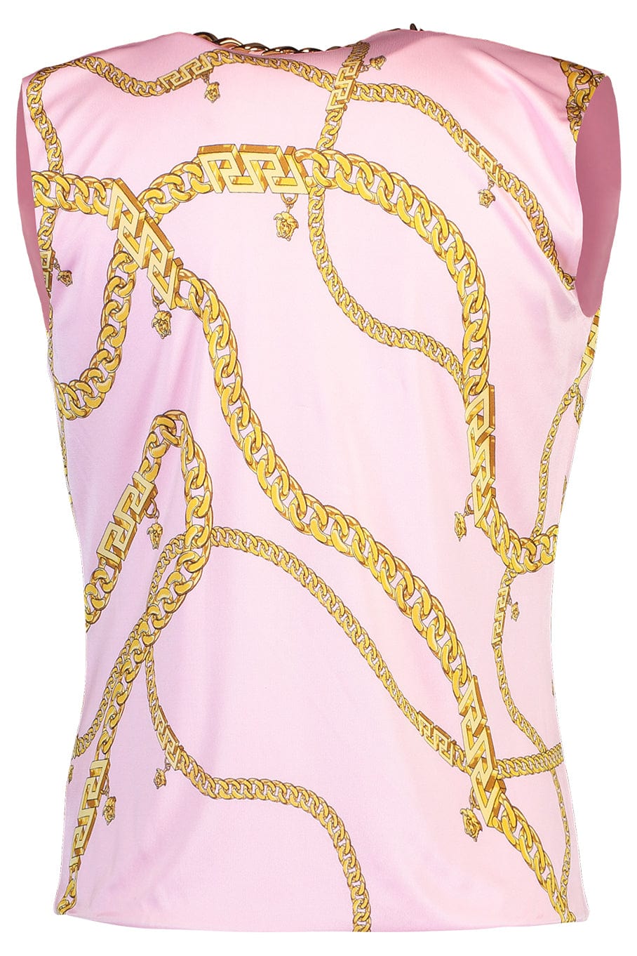 VERSACE-Low Cut Jersey Top-