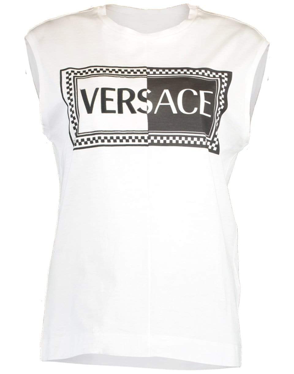 VERSACE-Muscle Versace Logo Tee-
