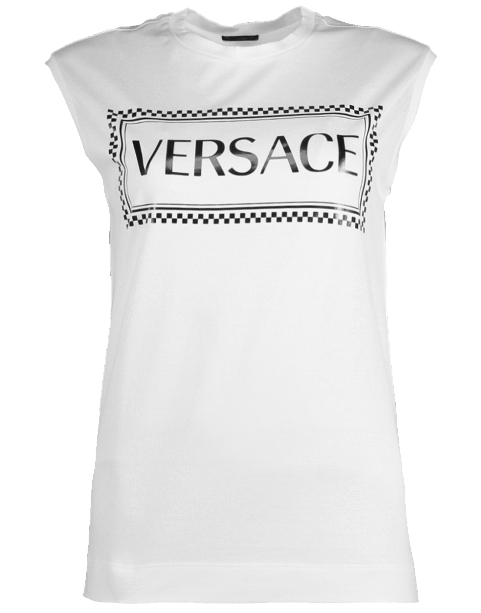 VERSACE-Muscle Versace Logo Tee-