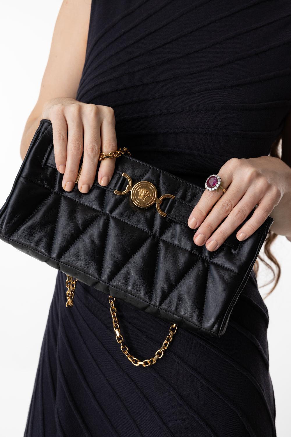 Medusa '95 Clutch - Black-BKVERGLD-O/S-HANDBAGCLUTCHES-VERSACE