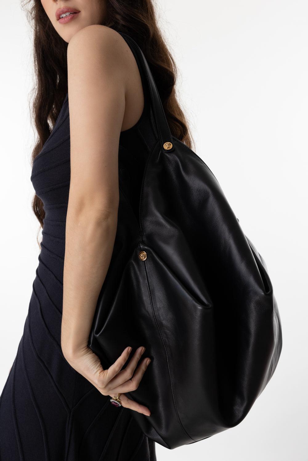Large Protea Shoulder Bag-BKVERGLD-O/S-HANDBAGSHOULDER-VERSACE