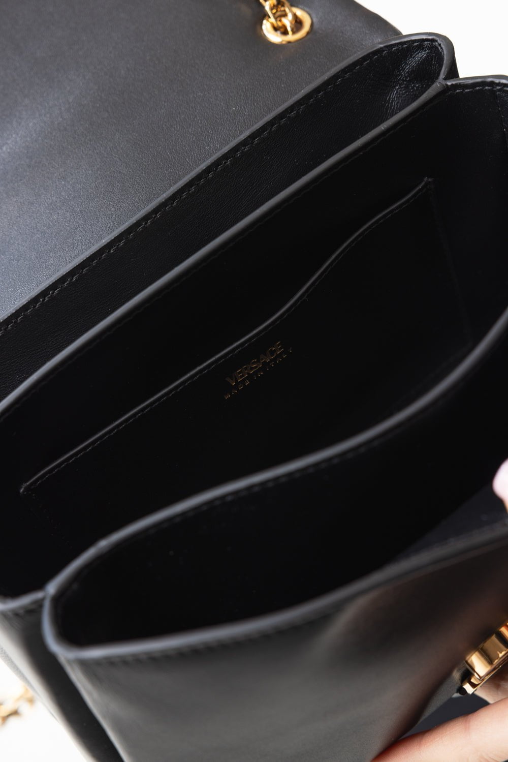 VERSACE-Shoulder Bag - Black-BLACK