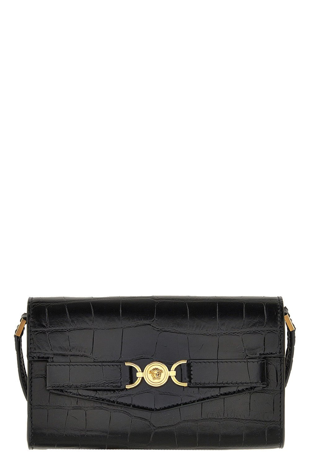 VERSACE-Medusa '95 Crossbody Bag-BLK/GOLD