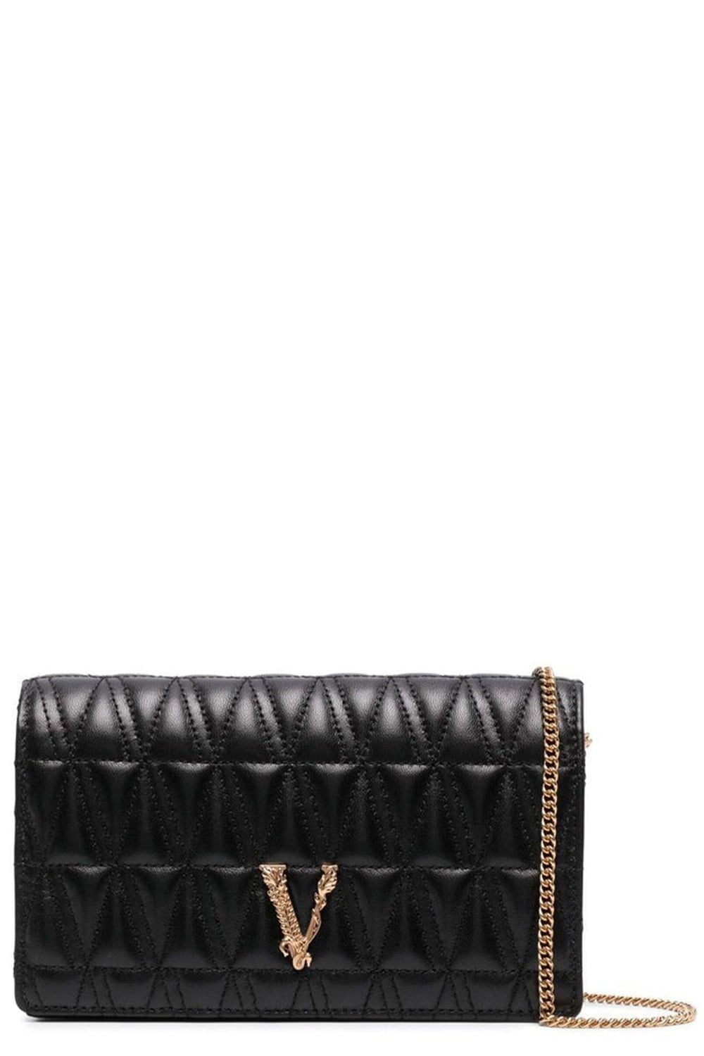 VERSACE-Virtus Clutch - Black-BLK/GLD