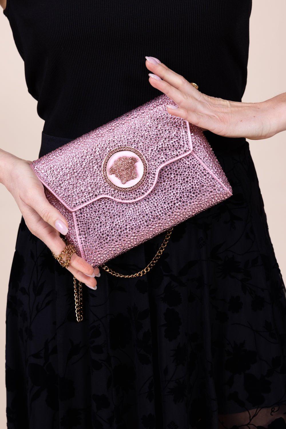 VERSACE-La Medusa Clutch - Pale Pink-PALEPINK