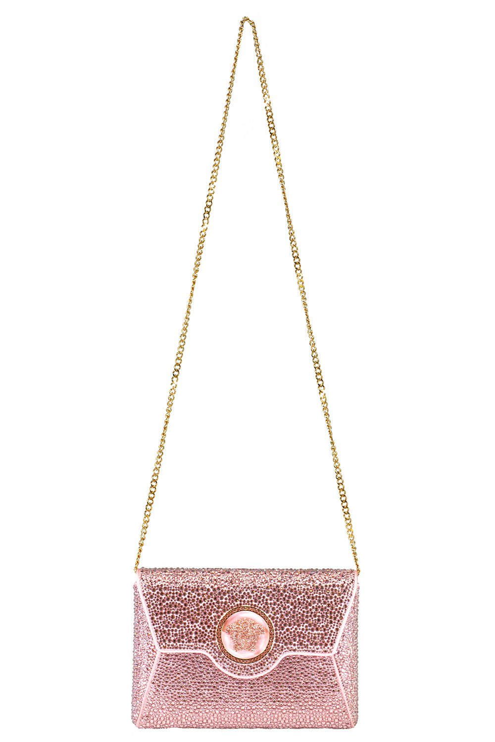 VERSACE-La Medusa Clutch - Pale Pink-PALEPINK