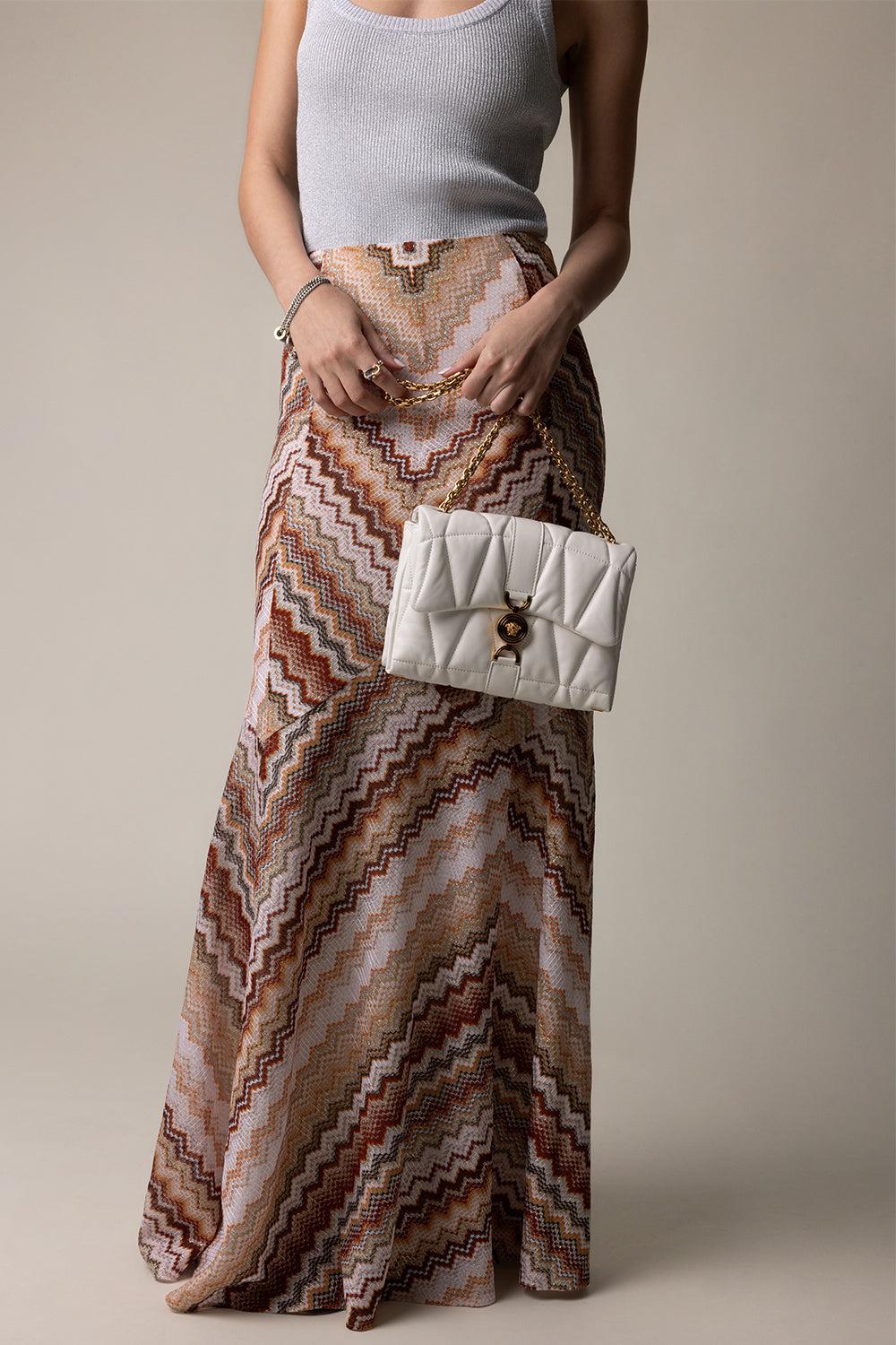  Kleio Shoulder Bag - White-PORCWHGL-O/S-HANDBAGSHOULDER-VERSACE 
