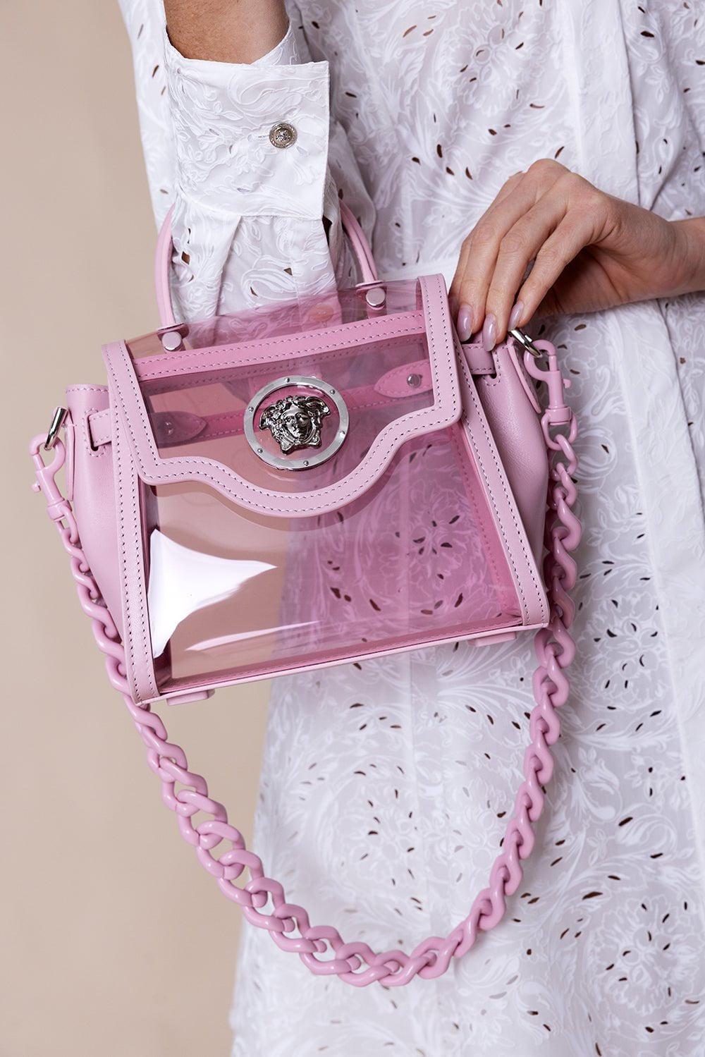 VERSACE-La Medusa Top Handle Bag - English Rose-EROSE/PA