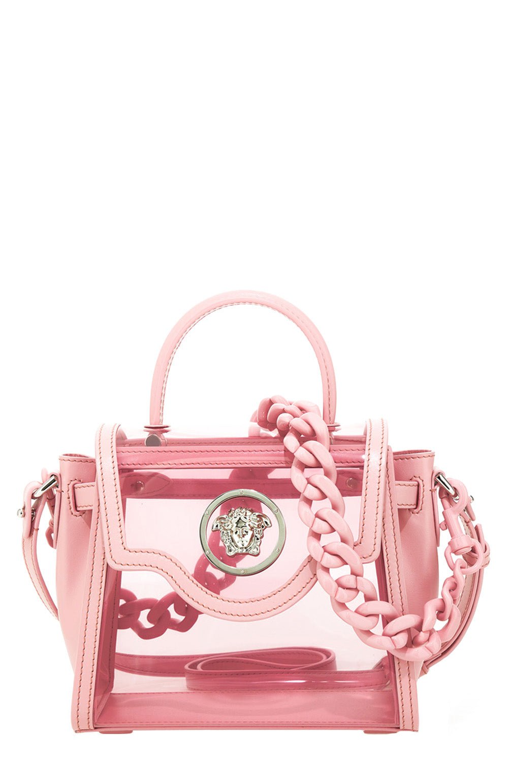 VERSACE-La Medusa Top Handle Bag - English Rose-EROSE/PA