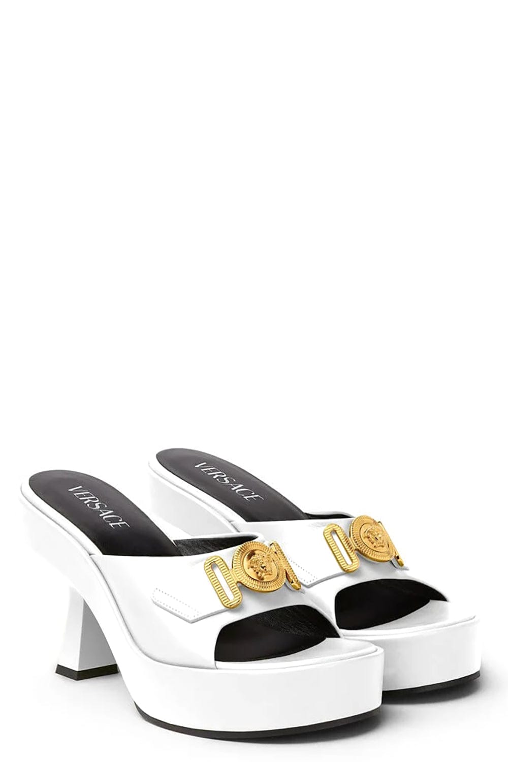 VERSACE-Platform Mule With Medusa Logo-