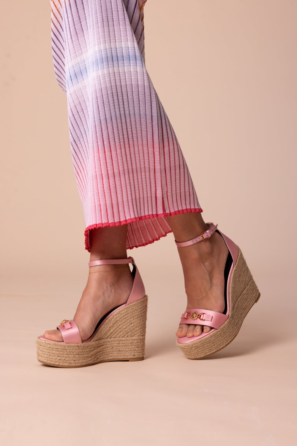 VERSACE-Medusa '95 Wedge Sandals-