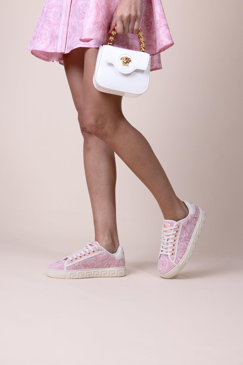  VERSACE-Barocco Greca Sneakers- 