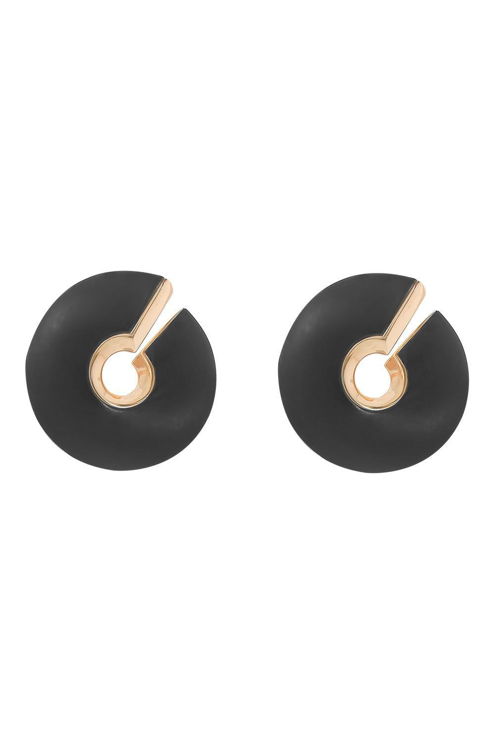 Verso Grande Jet Hoop Earrings-ROSE GOLD-JEWELRYFINE JEWELEARRING-VHERNIER