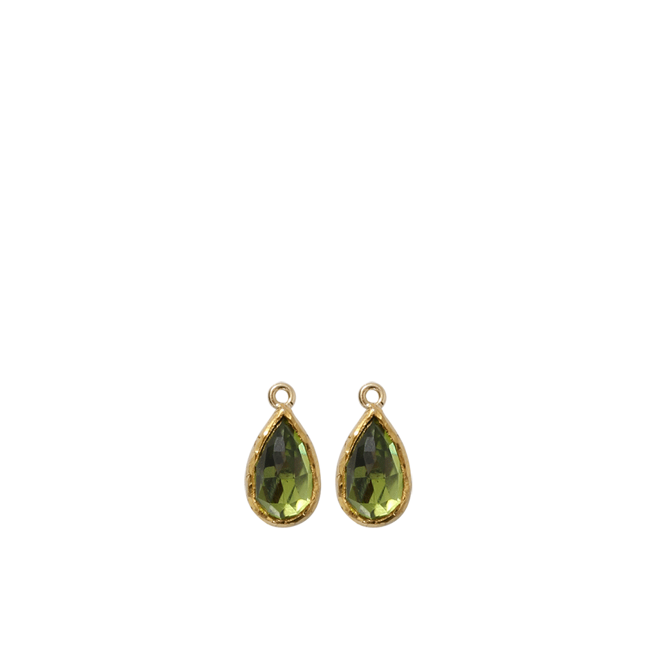 VICTOR VELYAN-Peridot Tear-Drop Attachment-YELLOW GOLD