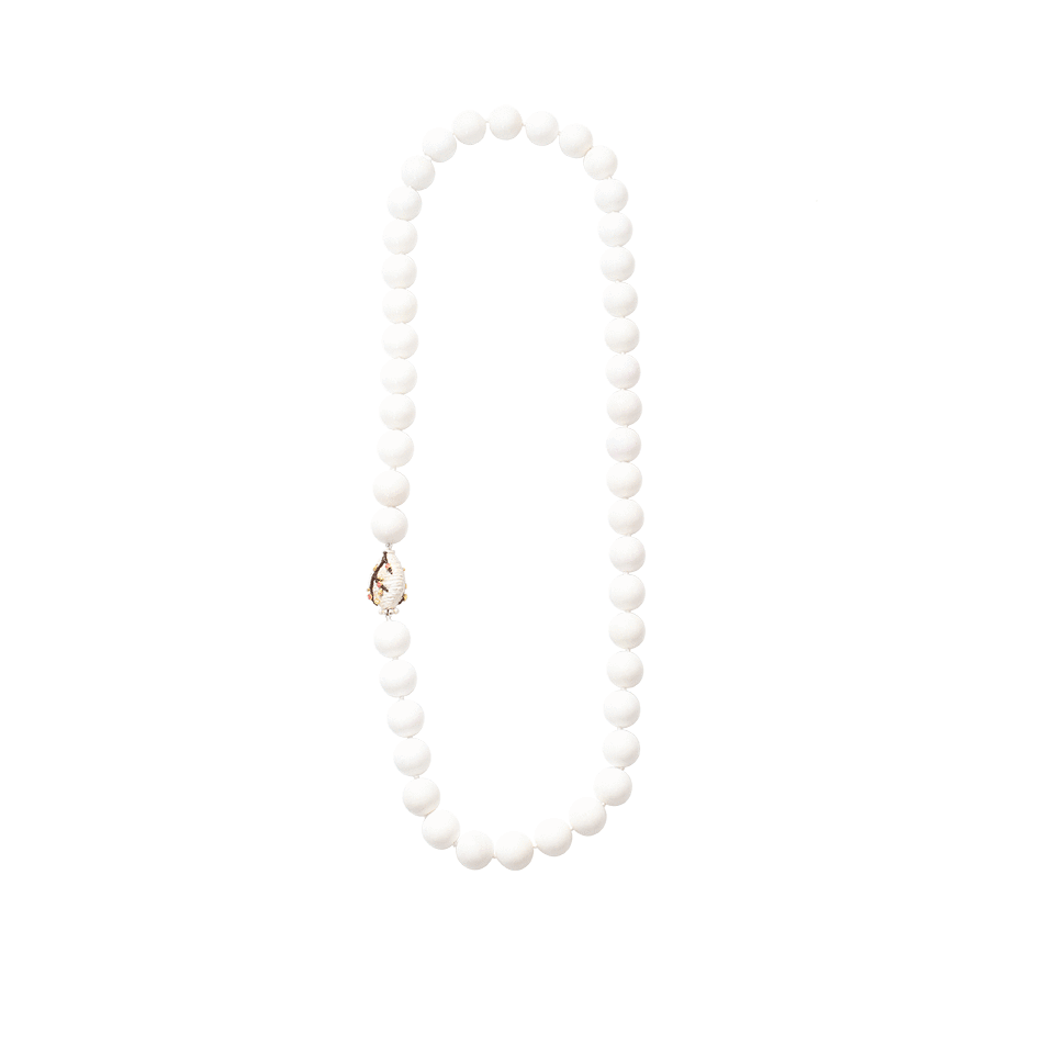 VICTOR VELYAN-Cherry Blossom White Onyx Necklace-SILVER