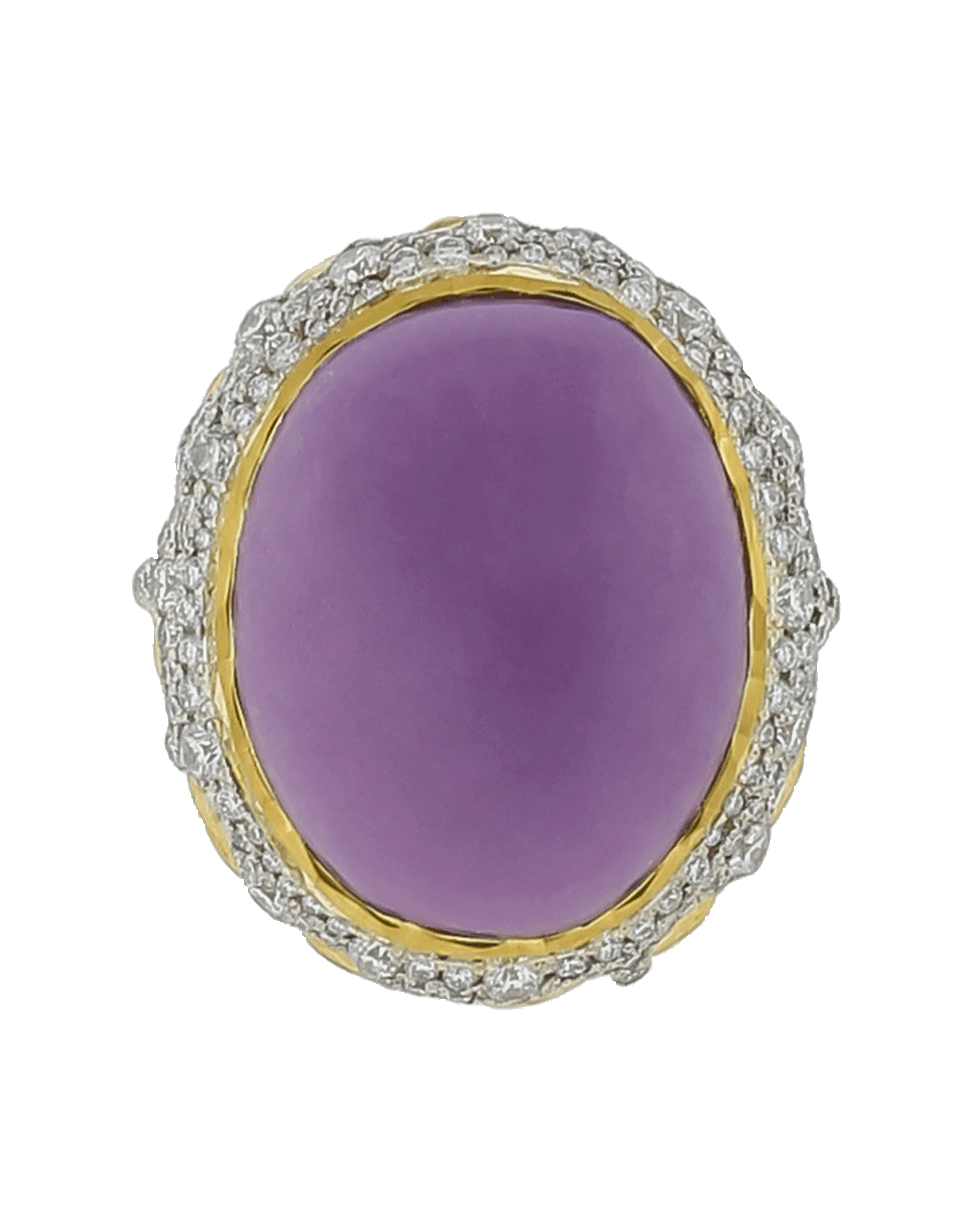 VICTOR VELYAN-Phosphosiderite Ring-YELLOW GOLD