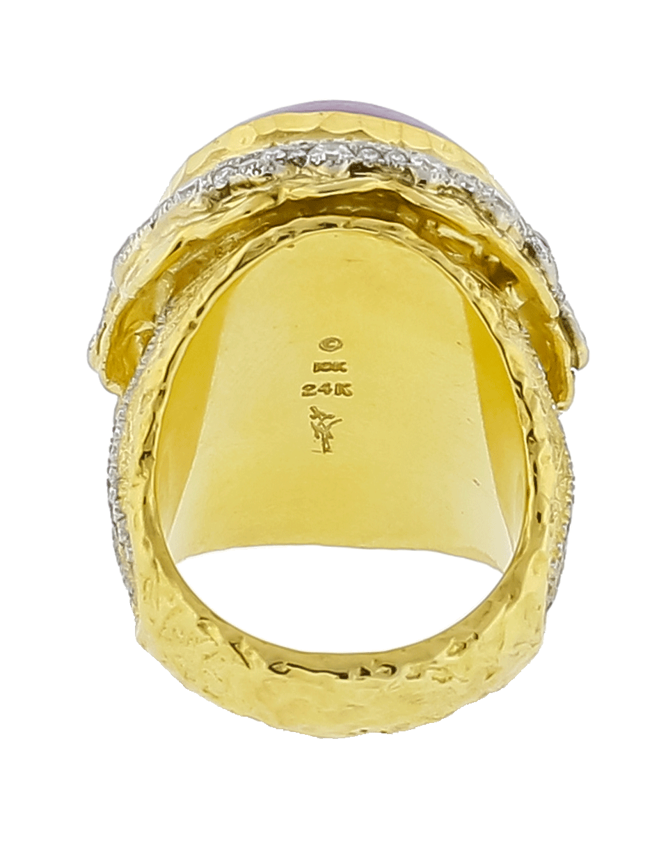 VICTOR VELYAN-Phosphosiderite Ring-YELLOW GOLD