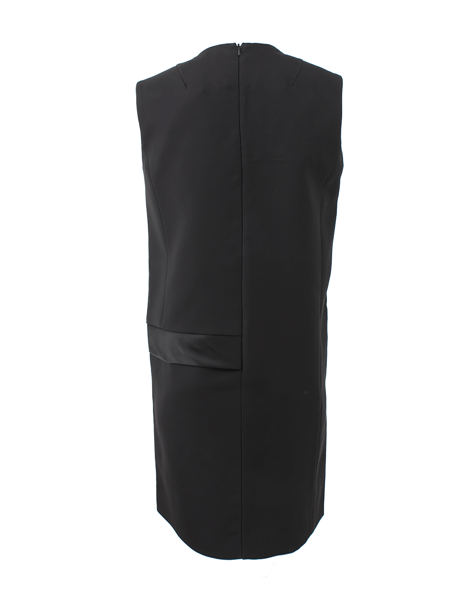 VICTORIA BECKHAM-Asymmetrical Crewneck Dress-