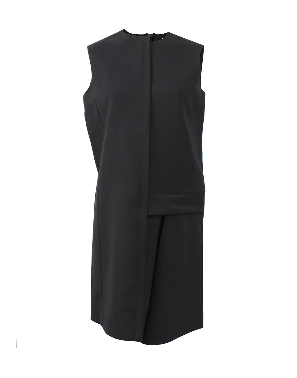 VICTORIA BECKHAM-Asymmetrical Crewneck Dress-
