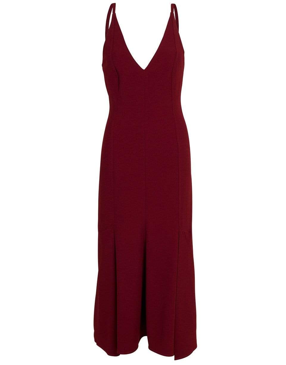 VICTORIA BECKHAM-Cami Flare Midi Dress-