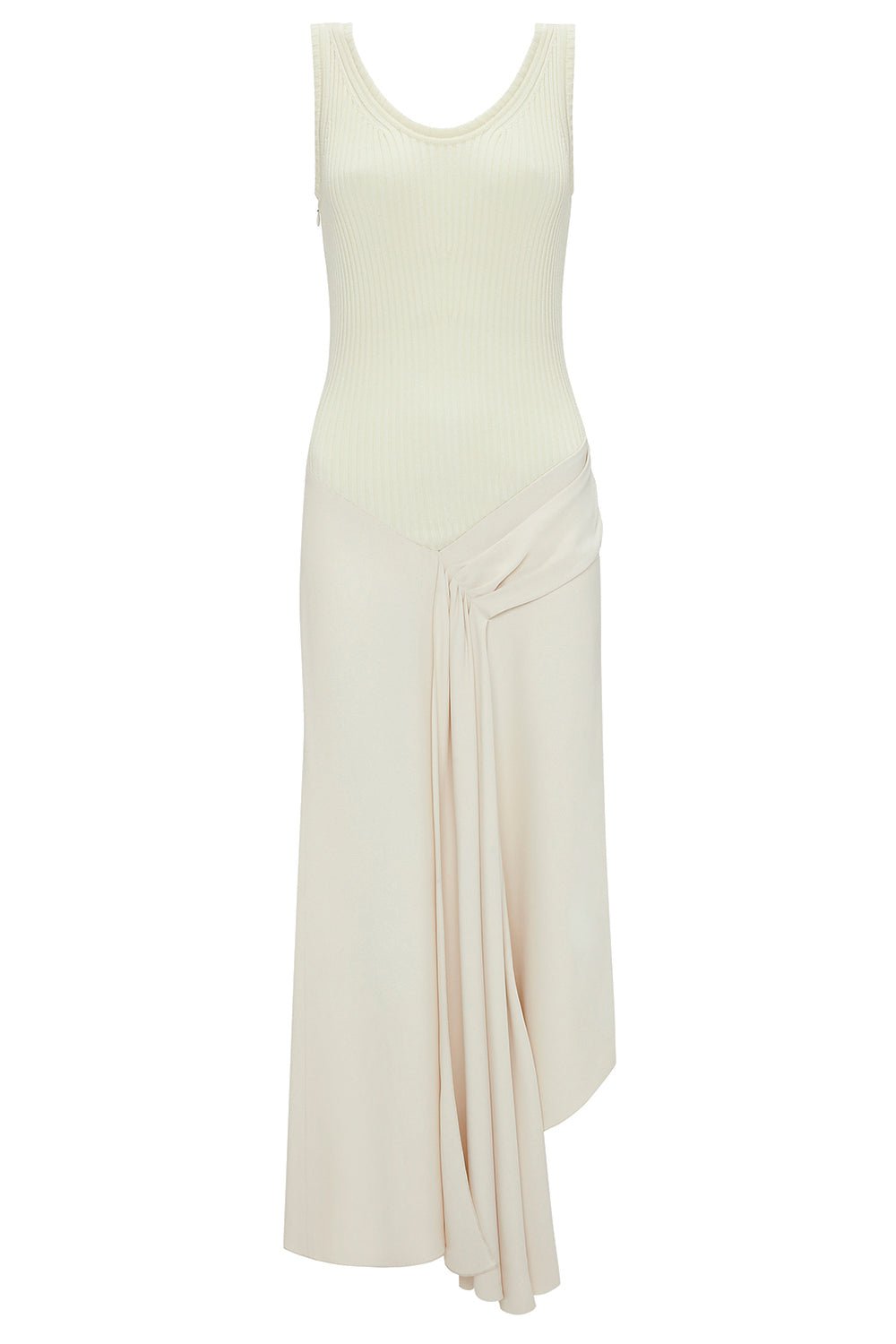VICTORIA BECKHAM-Sleeveless Tie Detail Dress-