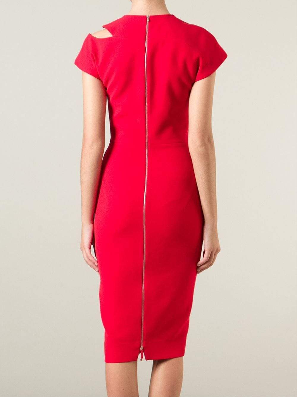VICTORIA BECKHAM-Cutout Dress-