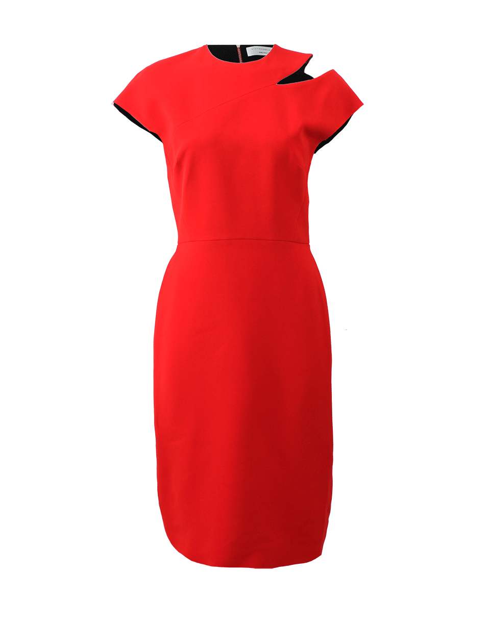 VICTORIA BECKHAM-Cutout Dress-