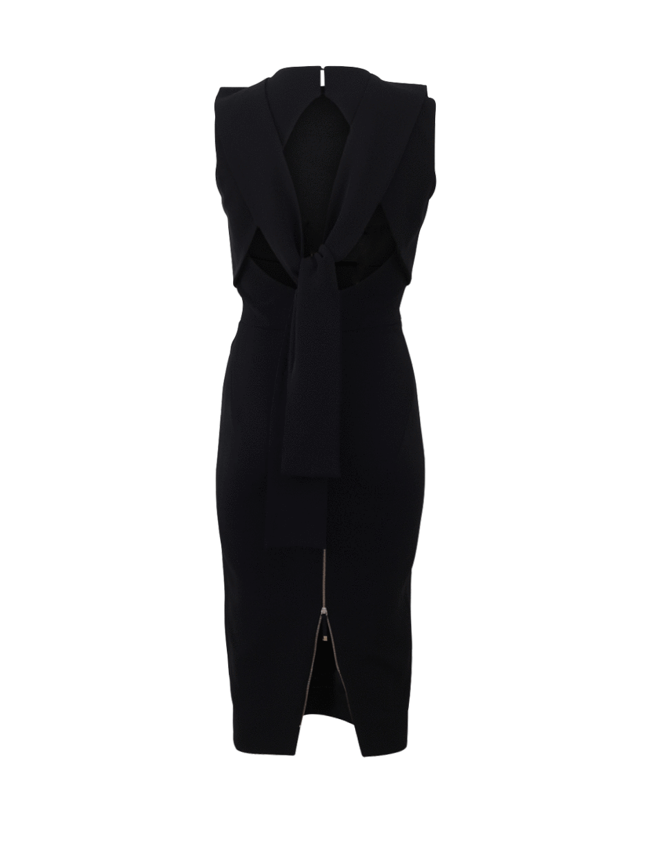 VICTORIA BECKHAM-Open Bow Back Dress-