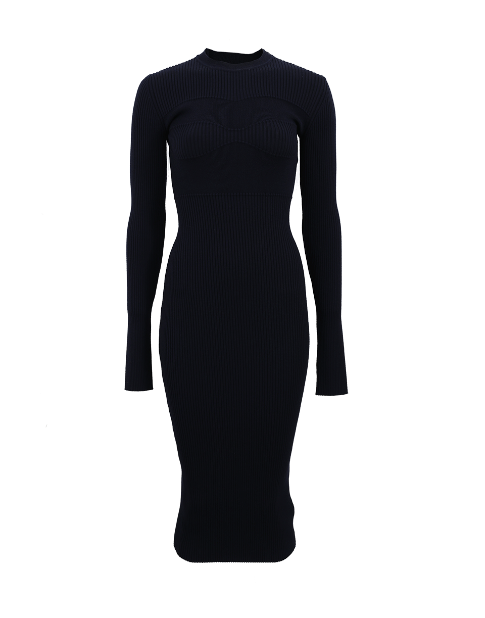 VICTORIA BECKHAM-Ribbed Bandeau Top Dress-
