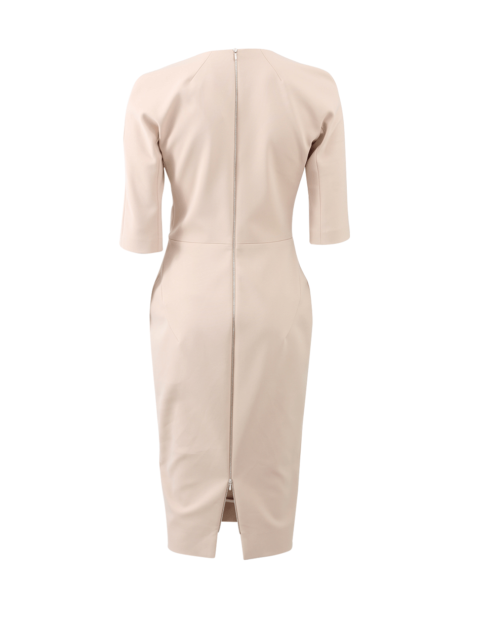 VICTORIA BECKHAM-Cut-Out Slit Dress-