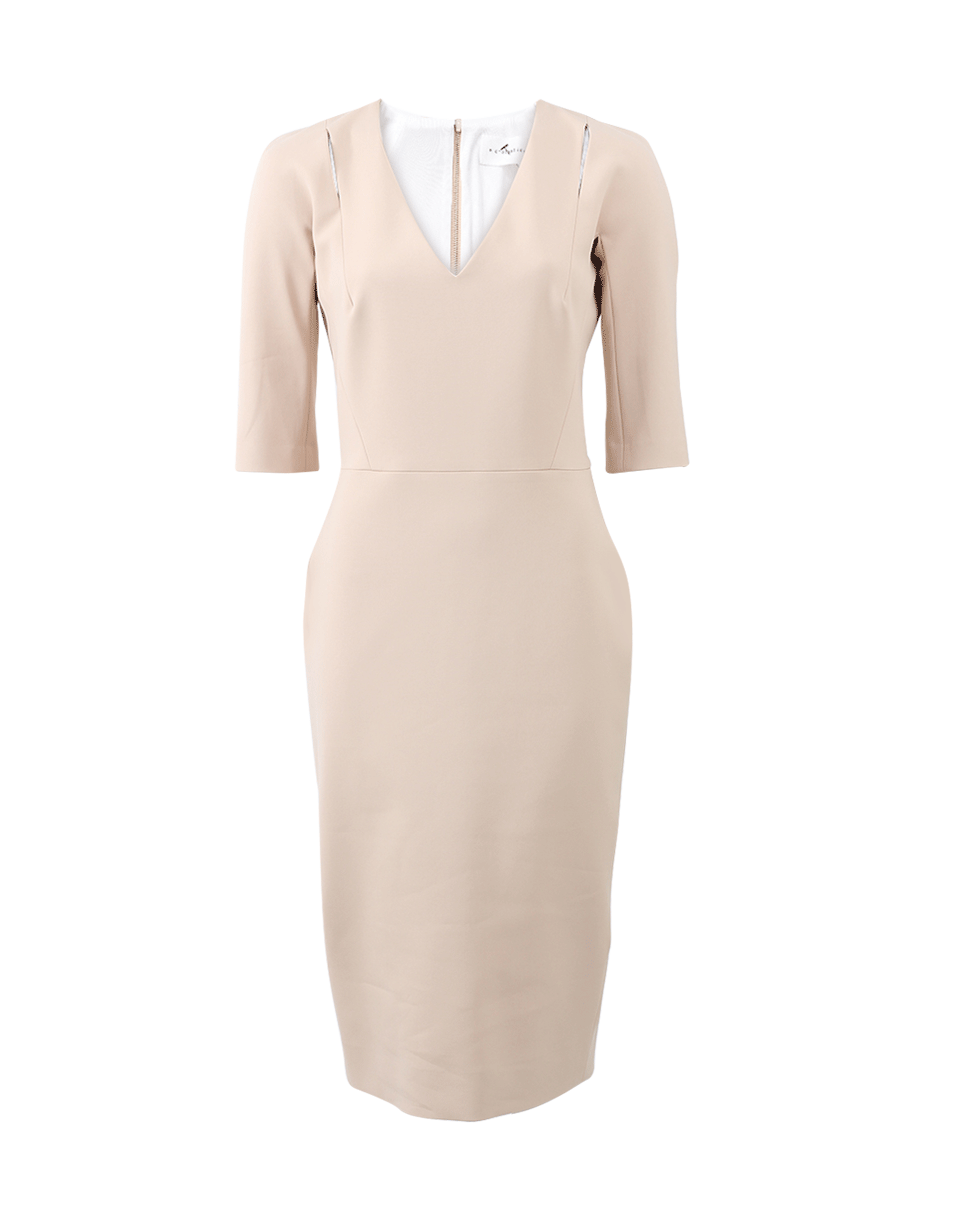 VICTORIA BECKHAM-Cut-Out Slit Dress-