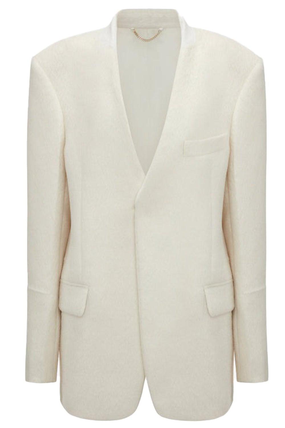 VICTORIA BECKHAM-Single Breast Hidden Lapel Jacket-