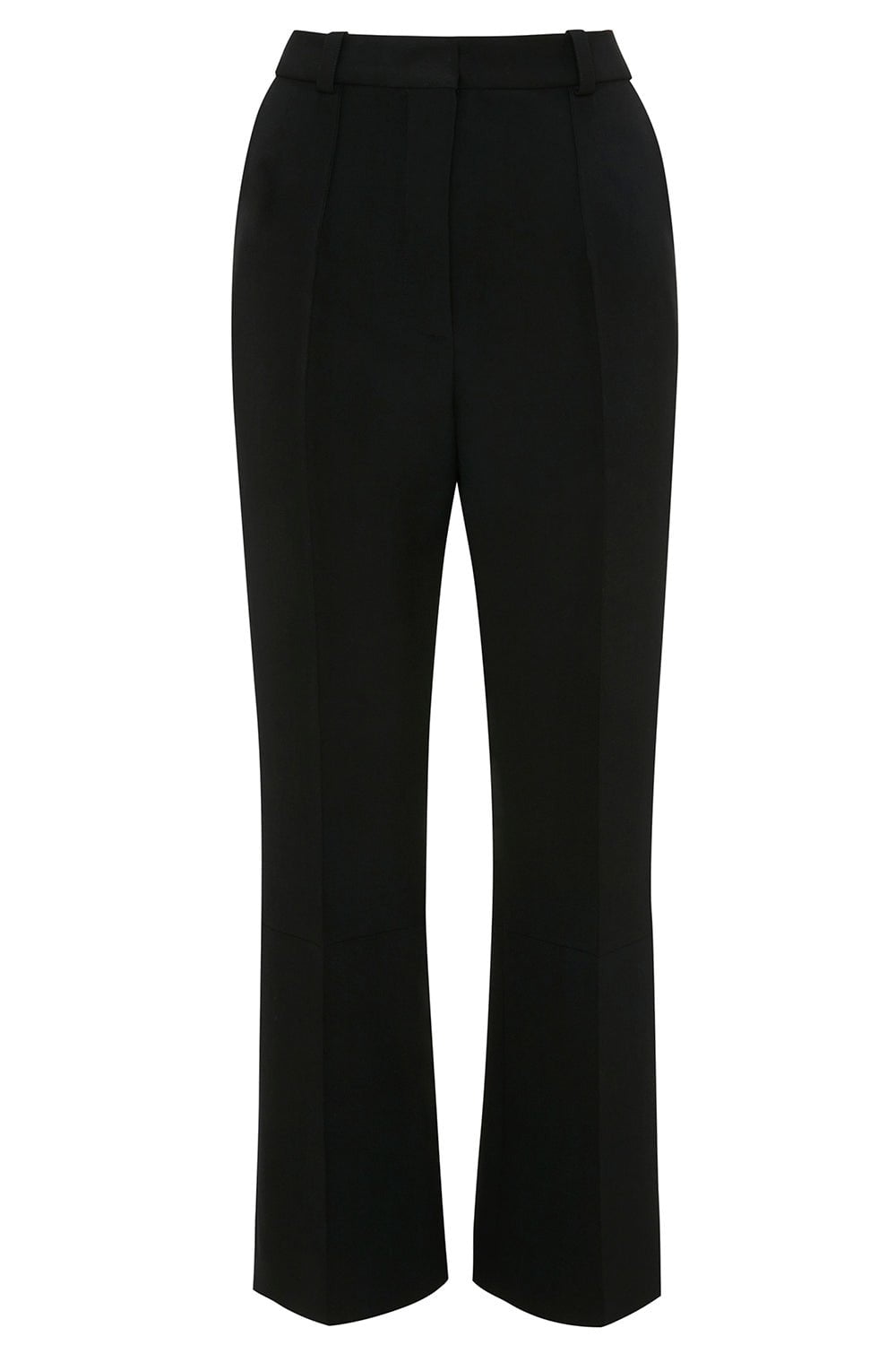 VICTORIA BECKHAM-Cropped Kick Trouser - Black-