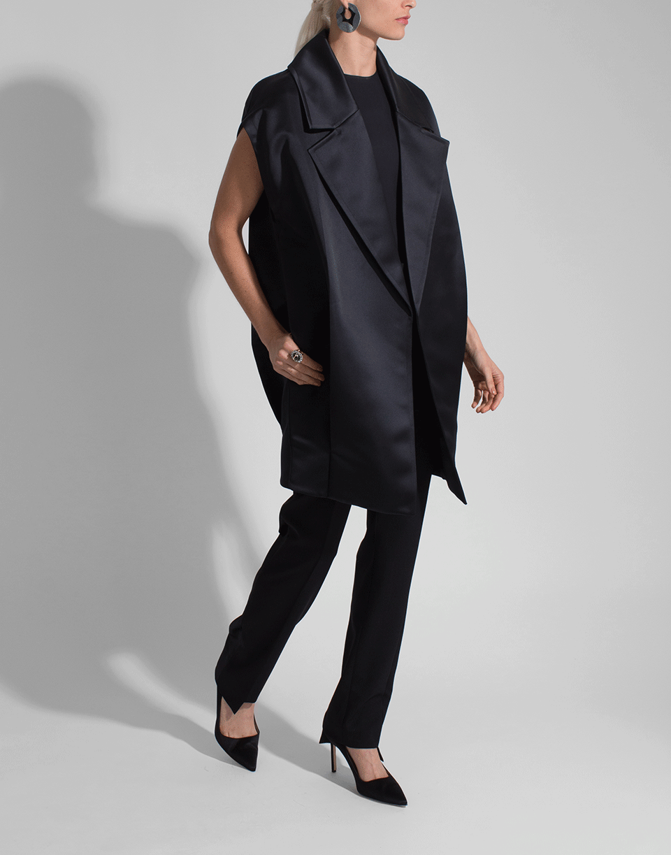 VICTORIA BECKHAM-Contrast Slim Trouser-