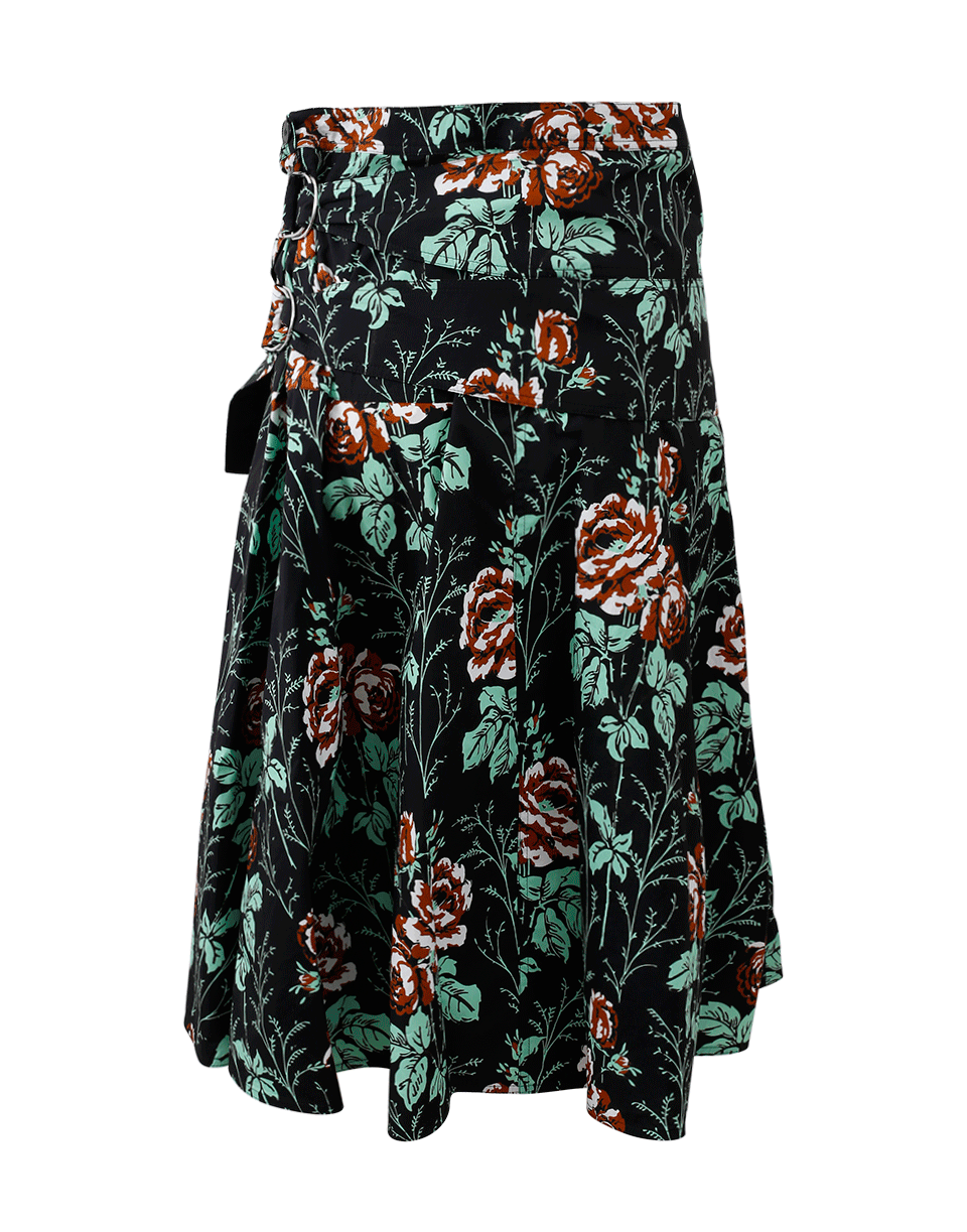 VICTORIA BECKHAM-Asymmetrical Belted Skirt-