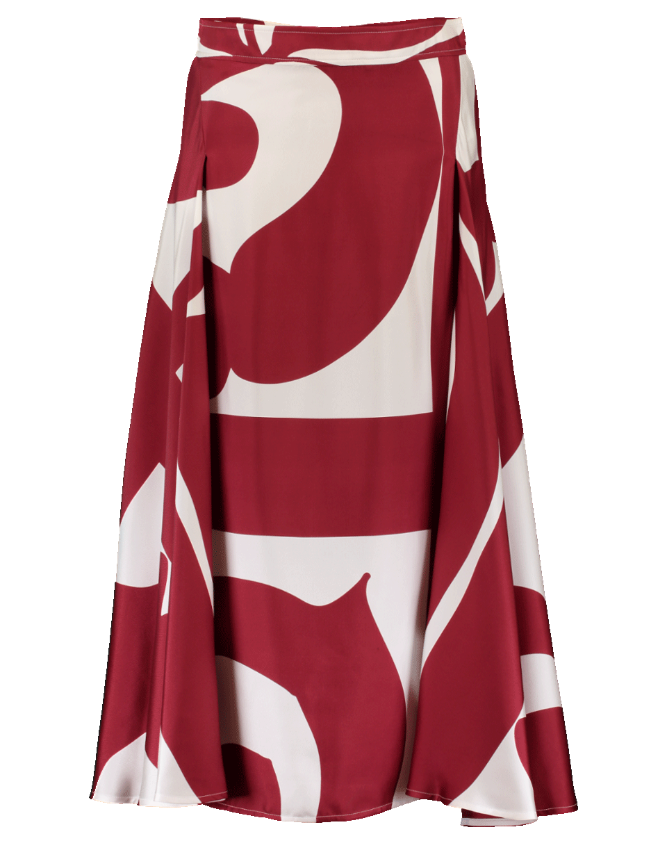 VICTORIA BECKHAM-Side Drape Skirt-