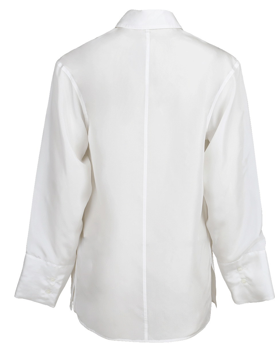 VICTORIA BECKHAM-Front Placket Shirt-IVORY