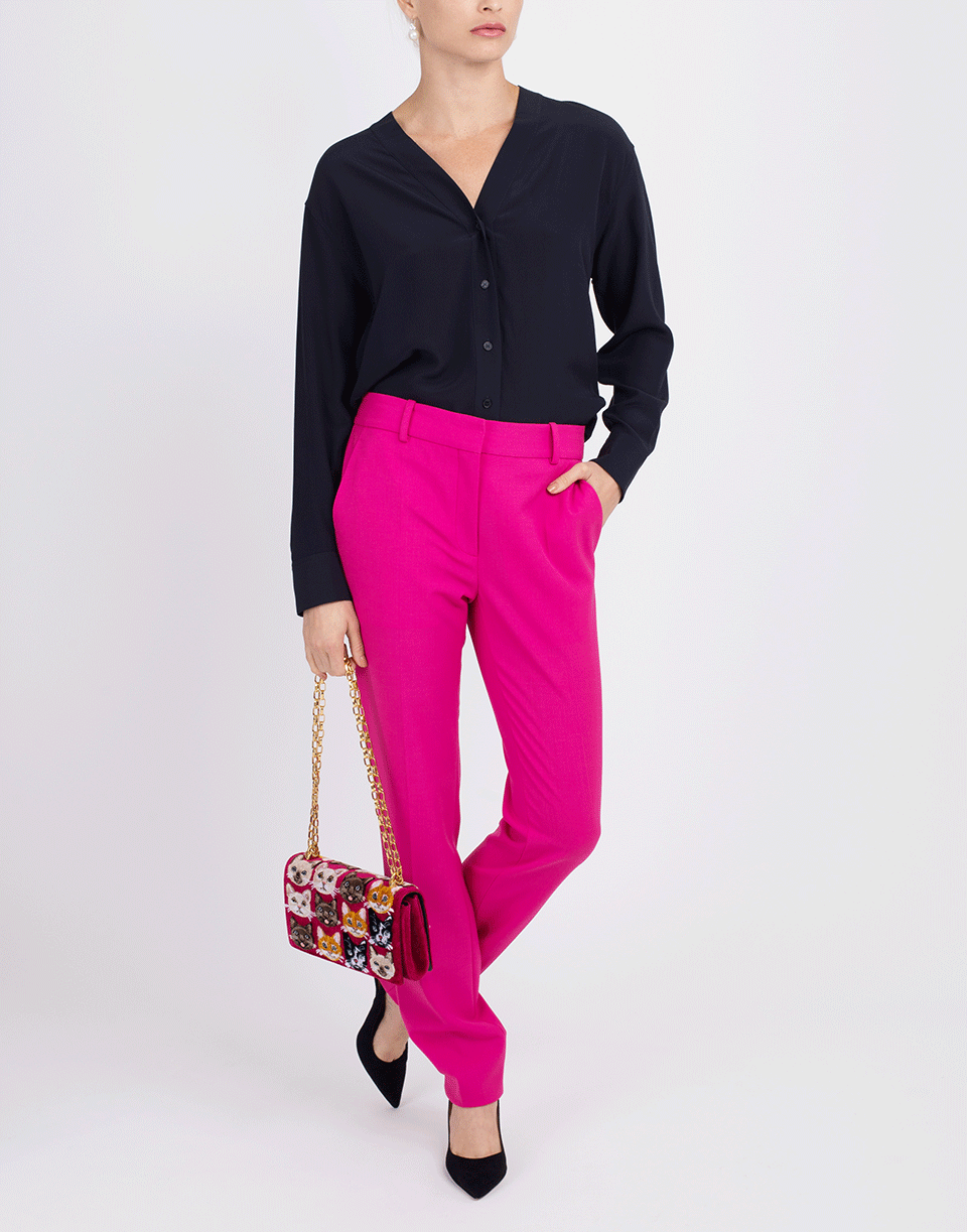 VICTORIA BECKHAM-V-Neck Blouse-