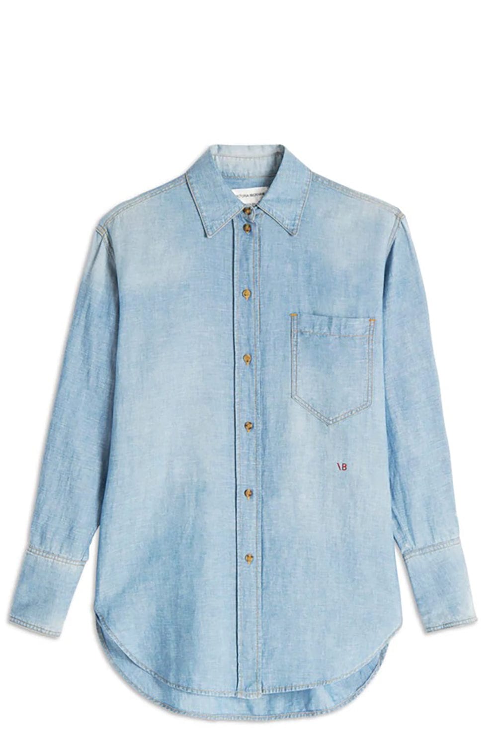 VICTORIA BECKHAM-Patch Pocket Men's Shirt-