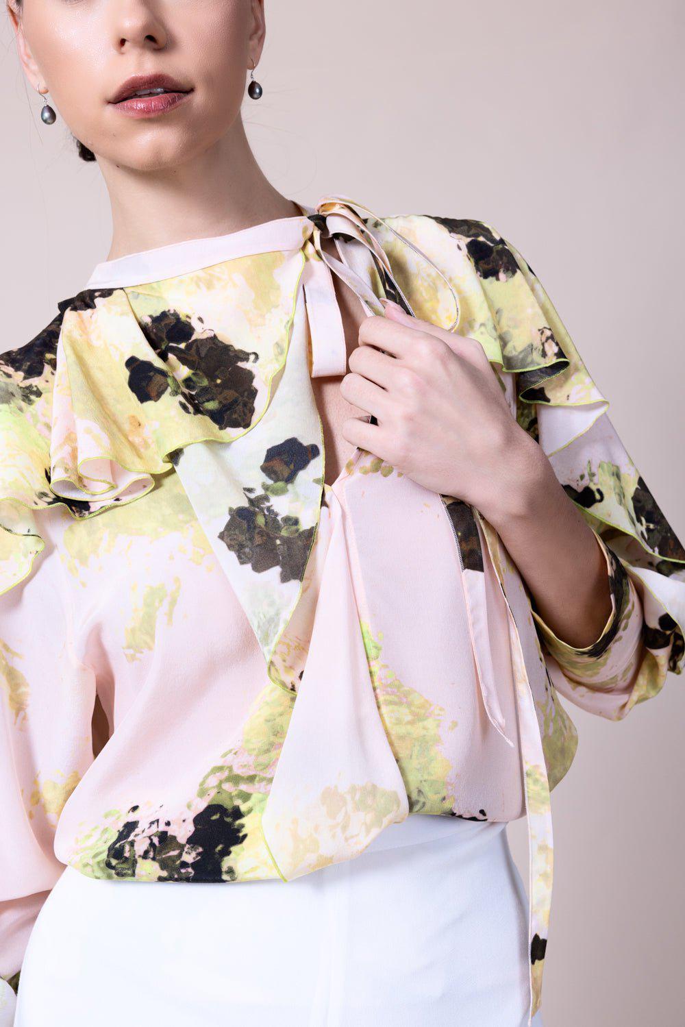 VICTORIA BECKHAM-Romantic Blouse-