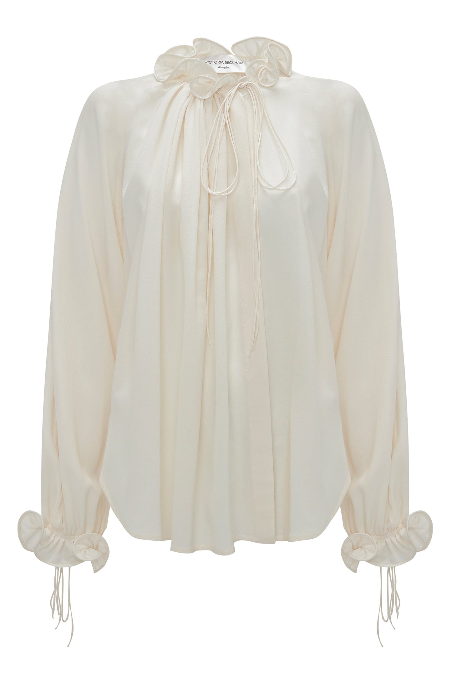 VICTORIA BECKHAM-Ruched Detail Blouse-
