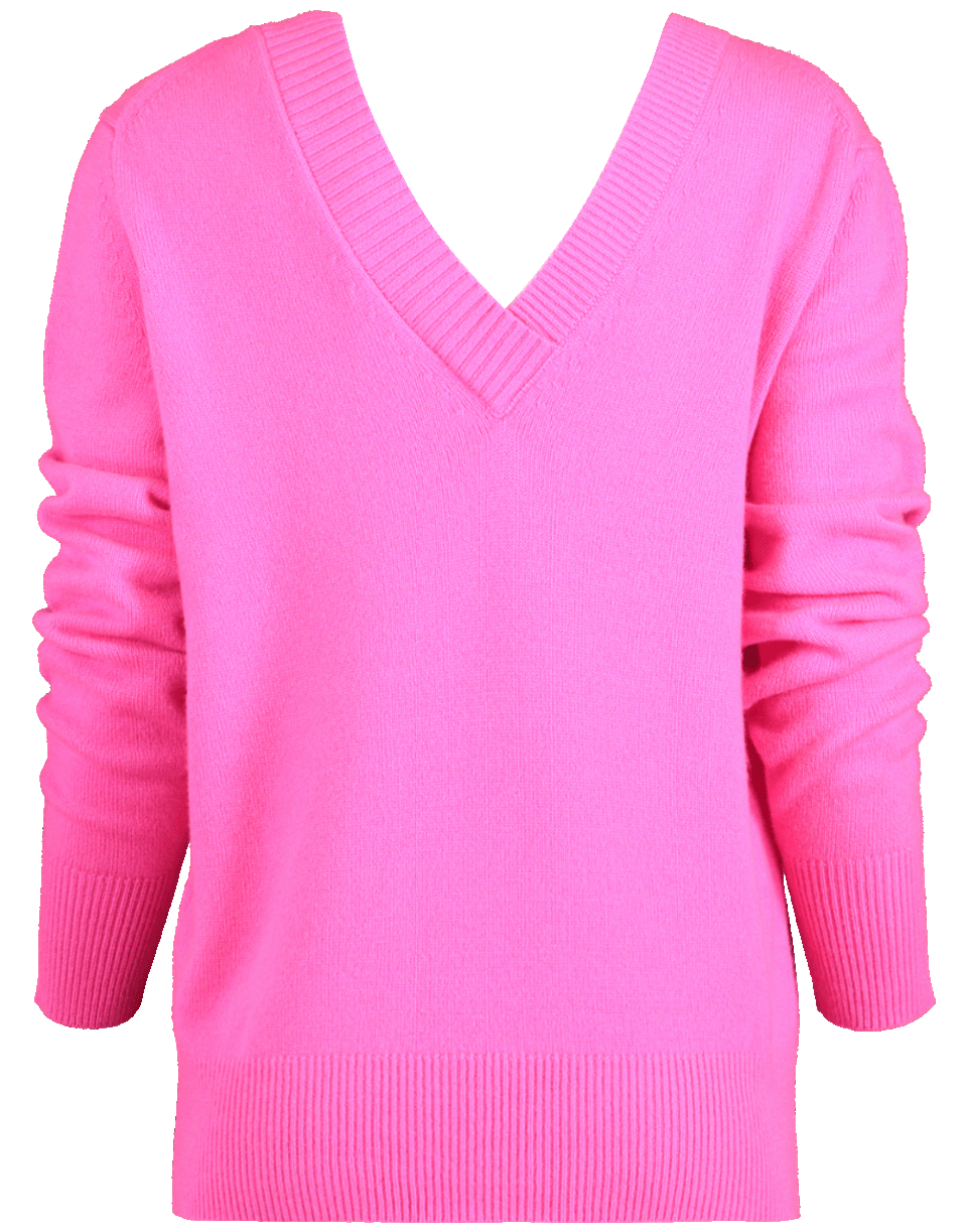 VICTORIA BECKHAM-Double V-Neck Jumper-