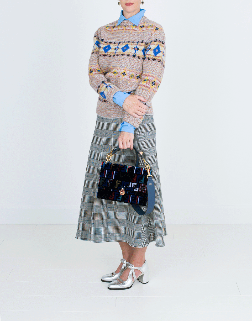 VICTORIA BECKHAM-Fairisle Jumper-MULTI