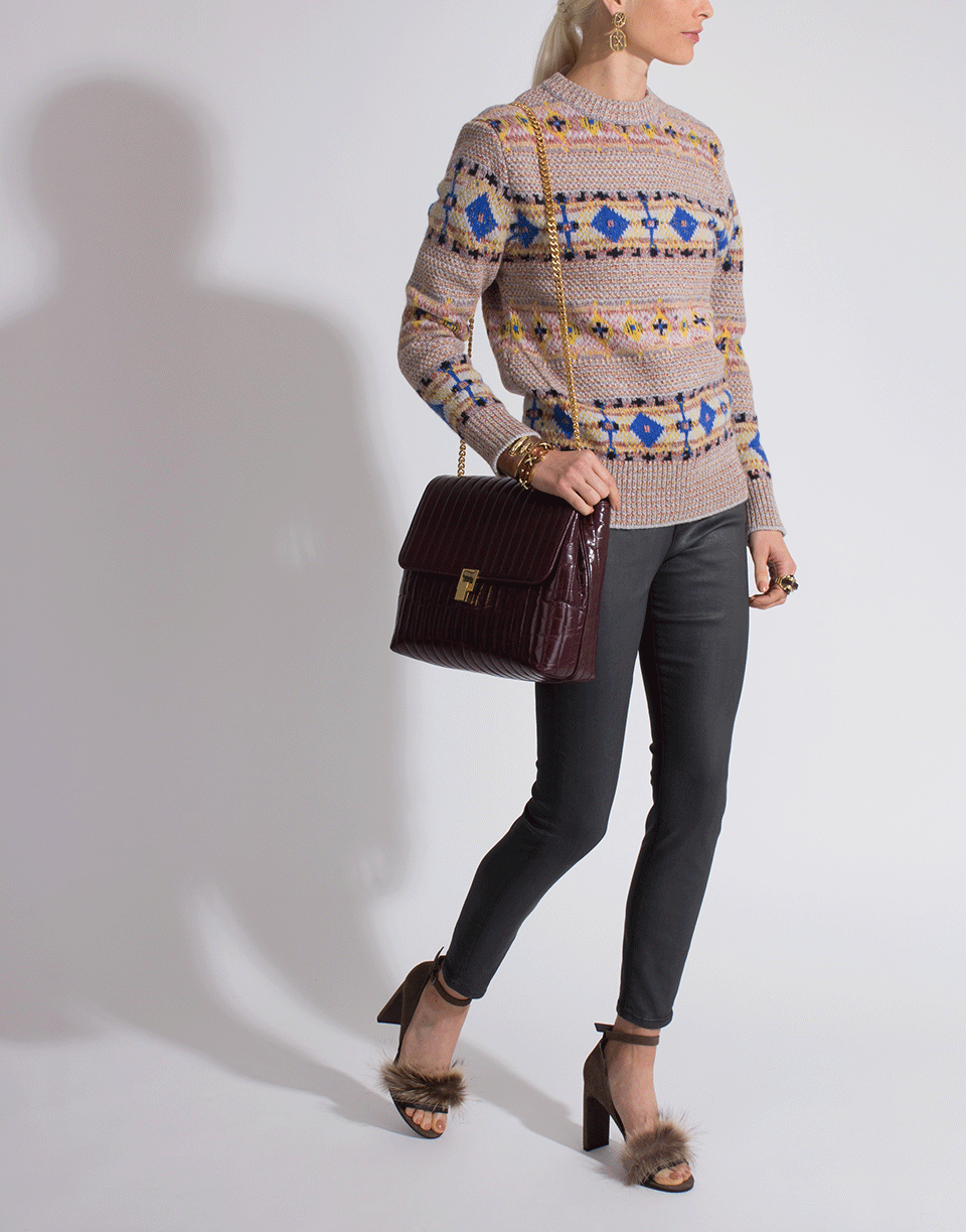 VICTORIA BECKHAM-Fairisle Jumper-MULTI